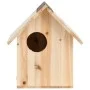 Squirrel house solid fir wood 26x25x29 cm by vidaXL, Cages and habitats for small animals - Ref: Foro24-314821, Price: 27,99 ...