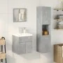 Juego muebles de baño 4 pzas madera contrachapada gris hormigón by , Bathroom furniture - Ref: Foro24-3324879, Price: 174,40 ...
