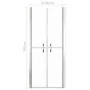 ESG transparente Duschtür 96x190 cm von vidaXL, Duschtüren - Ref: Foro24-148783, Preis: 217,88 €, Rabatt: %