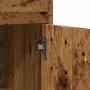 Armario de baño madera de ingeniería envejecida 60x33x80 cm by , Bathroom furniture - Ref: Foro24-856287, Price: 71,49 €, Dis...