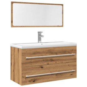 Juego de muebles baño 2 piezas madera ingeniería roble artisan von , Badezimmermöbel - Ref: Foro24-856389, Preis: 98,75 €, Ra...