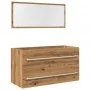 Juego de muebles baño 2 piezas madera ingeniería roble artisan von , Badezimmermöbel - Ref: Foro24-856389, Preis: 97,26 €, Ra...