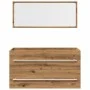 Juego de muebles baño 2 piezas madera ingeniería roble artisan von , Badezimmermöbel - Ref: Foro24-856389, Preis: 97,26 €, Ra...