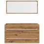 Juego de muebles baño 2 piezas madera ingeniería roble artisan von , Badezimmermöbel - Ref: Foro24-856389, Preis: 98,75 €, Ra...