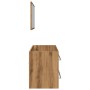 Juego de muebles baño 2 piezas madera ingeniería roble artisan von , Badezimmermöbel - Ref: Foro24-856389, Preis: 98,75 €, Ra...