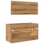 Juego de muebles baño 2 piezas madera ingeniería roble artisan von , Badezimmermöbel - Ref: Foro24-856389, Preis: 97,26 €, Ra...