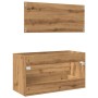 Juego de muebles baño 2 piezas madera ingeniería roble artisan von , Badezimmermöbel - Ref: Foro24-856389, Preis: 98,75 €, Ra...