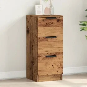 Aparador madera de ingeniería madera envejecida 30x30x70 cm by , Sideboards - Ref: Foro24-856955, Price: 58,60 €, Discount: %