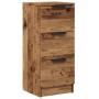 Aparador madera de ingeniería madera envejecida 30x30x70 cm by , Sideboards - Ref: Foro24-856955, Price: 60,78 €, Discount: %