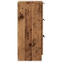 Aparador madera de ingeniería madera envejecida 30x30x70 cm by , Sideboards - Ref: Foro24-856955, Price: 60,78 €, Discount: %