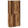 Mueble zapatero de madera ingeniería envejecida 80x35,5x180 cm by , Shoe racks and shoe organizers - Ref: Foro24-855818, Pric...