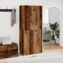 Mueble zapatero de madera ingeniería envejecida 80x35,5x180 cm by , Shoe racks and shoe organizers - Ref: Foro24-855818, Pric...