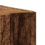 Mueble zapatero de madera ingeniería envejecida 80x35,5x180 cm by , Shoe racks and shoe organizers - Ref: Foro24-855818, Pric...