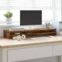 Soporte mesa pantalla madera ingeniería envejecida 100x24x13 cm by , Monitor and TV stands - Ref: Foro24-855824, Price: 42,36...