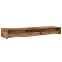 Soporte mesa pantalla madera ingeniería envejecida 100x24x13 cm by , Monitor and TV stands - Ref: Foro24-855824, Price: 42,36...