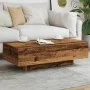 Mesa de centro madera de ingeniería envejecida 100x49,5x31 cm de , Mesas de centro - Ref: Foro24-856404, Precio: 78,55 €, Des...