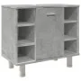 Armario de baño madera ingeniería gris hormigón 60x32x53,5 cm by , Bathroom furniture - Ref: Foro24-856143, Price: 46,89 €, D...