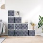 Cajas almacenaje plegables 10 uds no tejida azul 32x32x32 cm von , Aufbewahrungskörbe - Ref: Foro24-4018980, Preis: 39,97 €, ...