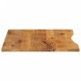 Tablero escritorio con curva madera mango rugosa 110x80x2,5 cm by , Table tops - Ref: Foro24-370221, Price: 127,40 €, Discoun...