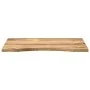 Tablero de escritorio con curva madera mango rugosa 90x60x2,5cm by , Table tops - Ref: Foro24-370200, Price: 59,97 €, Discoun...