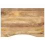 Tablero de escritorio con curva madera mango rugosa 80x60x2,5cm by , Table tops - Ref: Foro24-370199, Price: 52,82 €, Discoun...