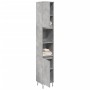 Armario de baño madera contrachapada gris hormigón 30x30x190 cm von , Badezimmermöbel - Ref: Foro24-857198, Preis: 71,29 €, R...