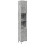 Armario de baño madera contrachapada gris hormigón 30x30x190 cm von , Badezimmermöbel - Ref: Foro24-857198, Preis: 71,29 €, R...