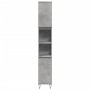 Armario de baño madera contrachapada gris hormigón 30x30x190 cm von , Badezimmermöbel - Ref: Foro24-857198, Preis: 71,29 €, R...