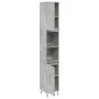 Armario de baño madera contrachapada gris hormigón 30x30x190 cm by , Bathroom furniture - Ref: Foro24-857198, Price: 70,34 €,...