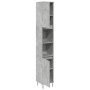Armario de baño madera contrachapada gris hormigón 30x30x190 cm von , Badezimmermöbel - Ref: Foro24-857198, Preis: 71,29 €, R...