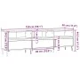 Mueble de TV madera ingeniería madera envejecida 150x30x44,5 cm by , TV Furniture - Ref: Foro24-857191, Price: 132,17 €, Disc...
