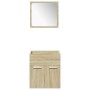 Juego de muebles de baño 4 pzas contrachapada roble Sonoma von , Badezimmermöbel - Ref: Foro24-3324989, Preis: 126,76 €, Raba...