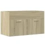 Mueble de lavabo de baño madera roble Sonoma 90x38,5x46 cm von , Badezimmermöbel - Ref: Foro24-856213, Preis: 45,25 €, Rabatt: %