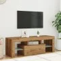 Mueble de TV luces LED madera roble artisan 120x36,5x40 cm von , TV-Möbel - Ref: Foro24-856302, Preis: 103,98 €, Rabatt: %