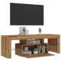 Mueble de TV luces LED madera roble artisan 120x36,5x40 cm von , TV-Möbel - Ref: Foro24-856302, Preis: 103,98 €, Rabatt: %