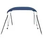 Navy blue 2-arch Bimini awning 180x130x110 cm by vidaXL, Boat storage covers - Ref: Foro24-93127, Price: 98,05 €, Discount: %