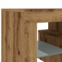 Mueble de TV luces LED madera roble artisan 120x36,5x40 cm von , TV-Möbel - Ref: Foro24-856302, Preis: 108,14 €, Rabatt: %