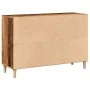 Aparador de madera de ingeniería envejecida 102x35x70 cm de , Aparadores - Ref: Foro24-856484, Precio: 102,09 €, Descuento: %