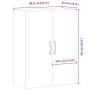 Armario de pared madera ingeniería roble artisan 69,5x34x90 cm von , Sideboards - Ref: Foro24-857463, Preis: 80,44 €, Rabatt: %