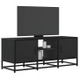 Mueble de TV madera de ingeniería y metal negro 100x35x41 cm von , TV-Möbel - Ref: Foro24-848834, Preis: 78,24 €, Rabatt: %