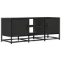 Mueble de TV madera de ingeniería y metal negro 100x35x41 cm by , TV Furniture - Ref: Foro24-848834, Price: 76,98 €, Discount: %
