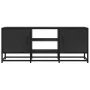 Mueble de TV madera de ingeniería y metal negro 100x35x41 cm by , TV Furniture - Ref: Foro24-848834, Price: 76,98 €, Discount: %