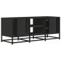 Mueble de TV madera de ingeniería y metal negro 100x35x41 cm by , TV Furniture - Ref: Foro24-848834, Price: 76,98 €, Discount: %