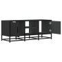 Mueble de TV madera de ingeniería y metal negro 100x35x41 cm von , TV-Möbel - Ref: Foro24-848834, Preis: 78,24 €, Rabatt: %