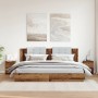 Mesitas de noche 2 uds madera ingeniería envejecida 30x30x40 cm von , Nachttische - Ref: Foro24-855847, Preis: 62,91 €, Rabat...