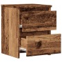 Mesitas de noche 2 uds madera ingeniería envejecida 30x30x40 cm von , Nachttische - Ref: Foro24-855847, Preis: 62,91 €, Rabat...