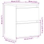 Mesitas de noche 2 uds madera ingeniería envejecida 30x30x40 cm von , Nachttische - Ref: Foro24-855847, Preis: 62,91 €, Rabat...