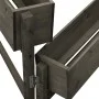 Faltbares Gartenpflanzgefäß Tannenholz grau 60x14x75 cm von vidaXL, Töpfe und Pflanzgefäße - Ref: Foro24-314841, Preis: 48,68...