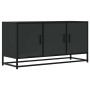 Mueble de TV madera de ingeniería y metal negro 100x35x50 cm von , TV-Möbel - Ref: Foro24-848829, Preis: 84,66 €, Rabatt: %