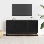 Mueble de TV madera de ingeniería y metal negro 100x35x50 cm von , TV-Möbel - Ref: Foro24-848829, Preis: 84,66 €, Rabatt: %